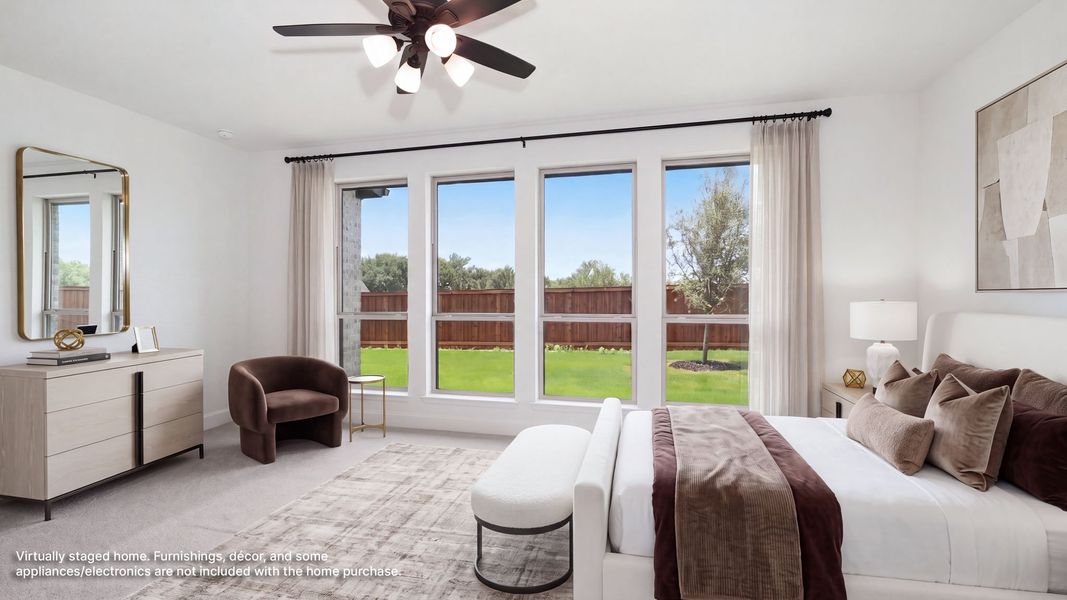 Furnished interior view inside a new home in Mustang Lakes, Celina (Image 8).
