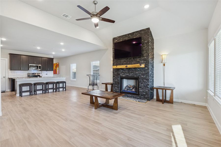 Furnished interior view inside a new home in , Willis (Image 6).