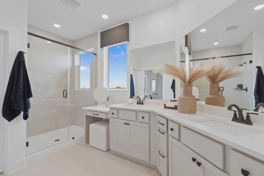 Furnished interior view inside a new home in Bridgeland, Elgin (Image 6).