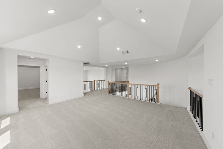 Representative unfurnished interior of a home built from the 5042 by Tradition Homes in Lakewood at Brookhollow – 60′ Lots, Prosper (Image 27).