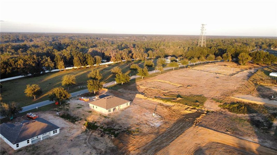 Site preparation for new homesites in Hill Country Estates, Dade City (Image 55).