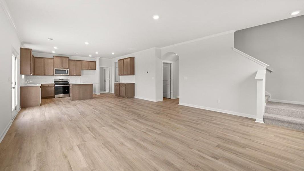 Spacious, unfurnished interior of a new home in Hamptons at Riverwood South, Dallas (Image 40). Spacious, unfurnished interior of a new home in Hamptons at Riverwood South, Dallas (Image 40).