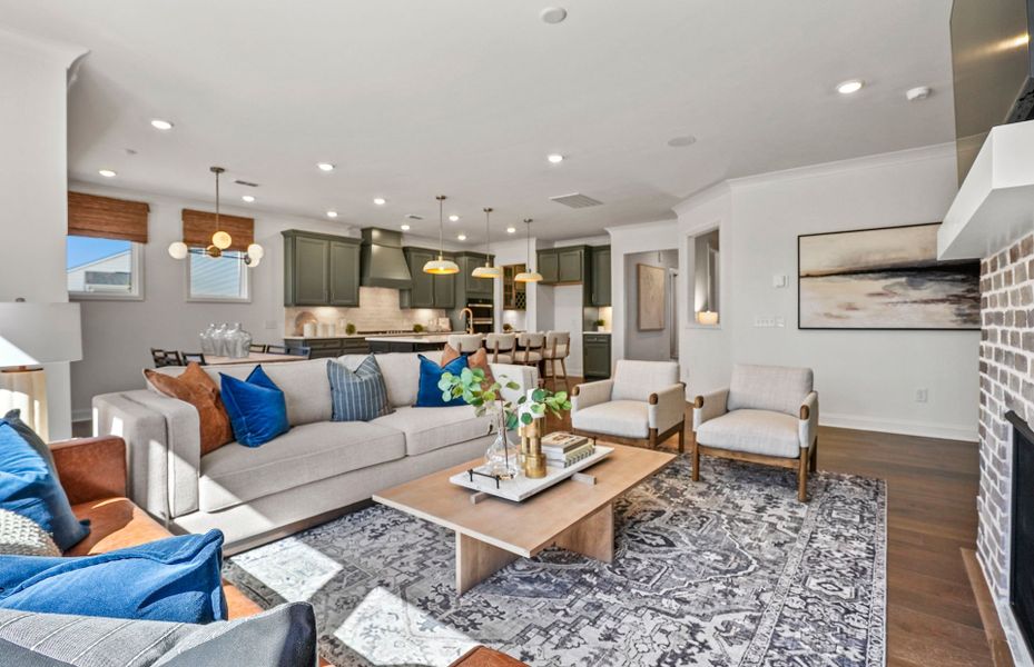 Furnished interior view inside a new home in Kinsdale, Lancaster (Image 25).