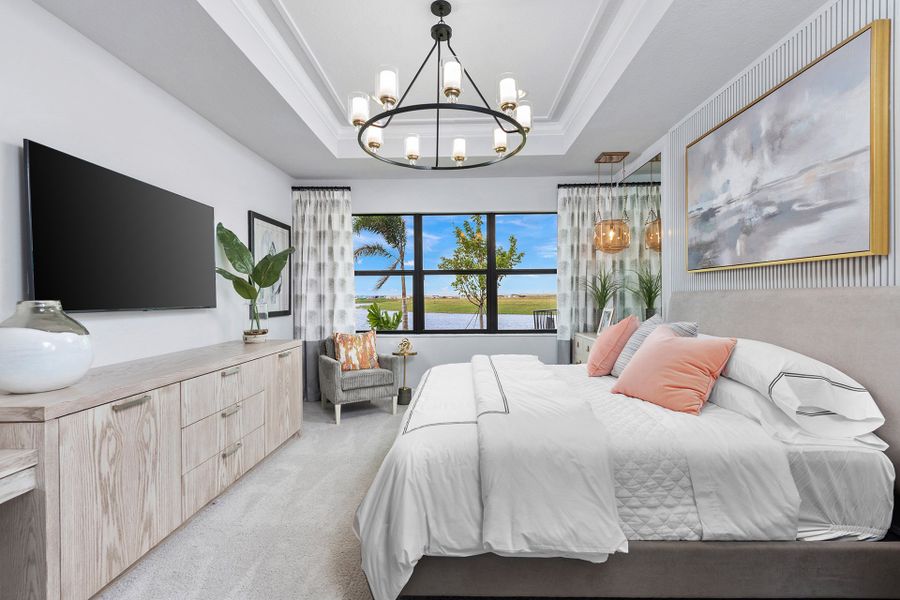 Representative furnished interior of a home built from the Bimini by GL Homes in Valencia Parc at Riverland, Port St. Lucie (Image 21).