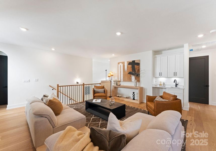 Furnished interior view inside a new home in , Charlotte (Image 17). Furnished interior view inside a new home in , Charlotte (Image 17).