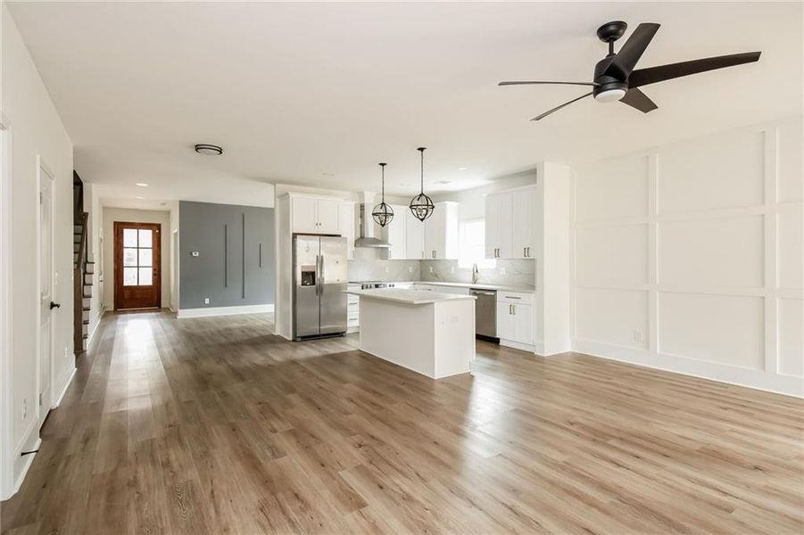 Furnished interior view inside a new home in , Lilburn (Image 10). Furnished interior view inside a new home in , Lilburn (Image 10).