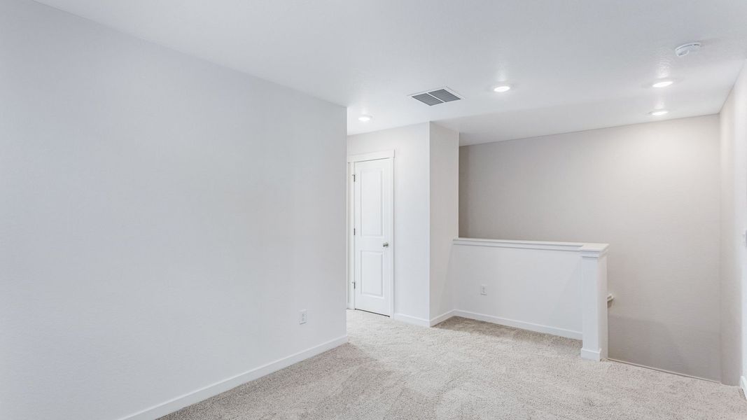 Spacious, unfurnished interior of a new home in Revere at Johnstown, Johnstown (Image 25). Spacious, unfurnished interior of a new home in Revere at Johnstown, Johnstown (Image 25).