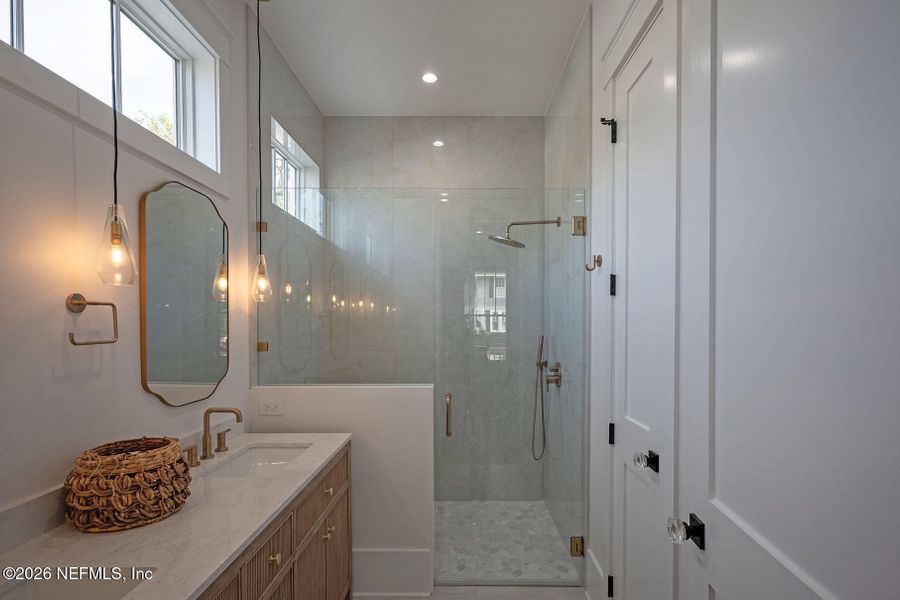 Furnished interior view inside a new home in , Jacksonville (Image 105).