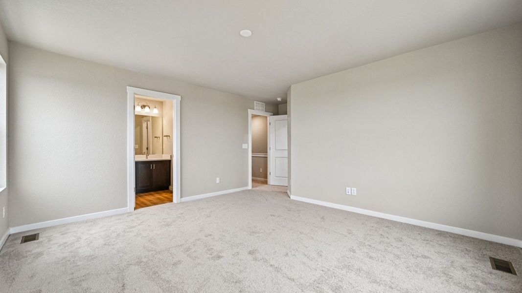 Furnished interior view inside a new home in Windler Townhomes, Aurora (Image 37).