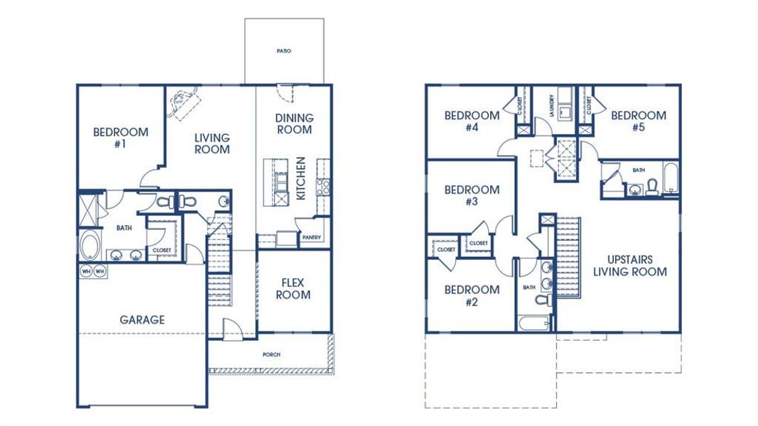 2D floor plan layout of this home in Twin Lakes, Hoschton, GA (Image 5). 2D floor plan layout of this home in Twin Lakes, Hoschton, GA (Image 5).