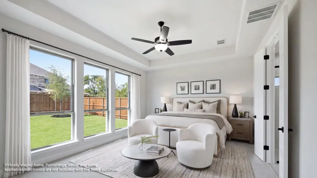 Furnished interior view inside a new home in Eliana, McKinney (Image 8).