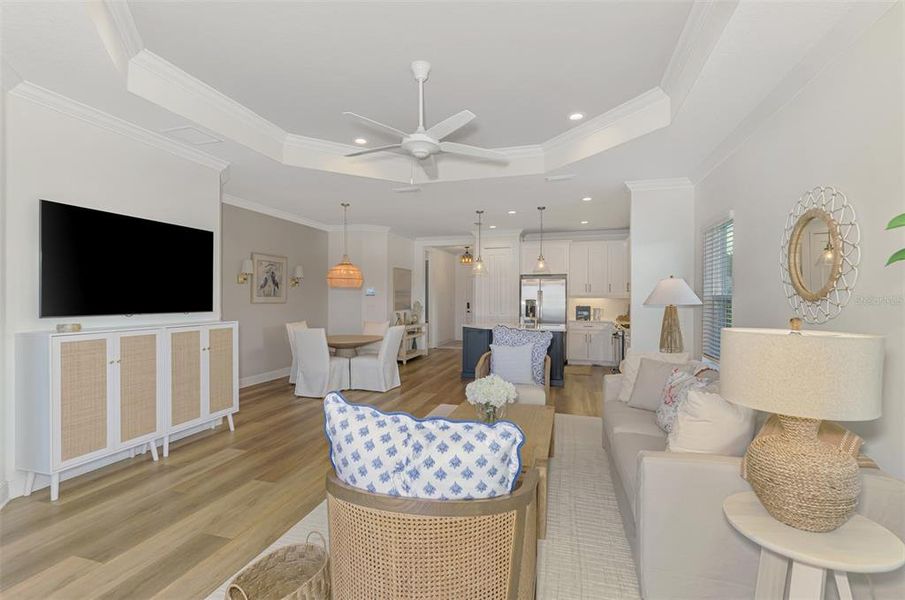 Furnished interior view inside a new home in , Sarasota (Image 22).
