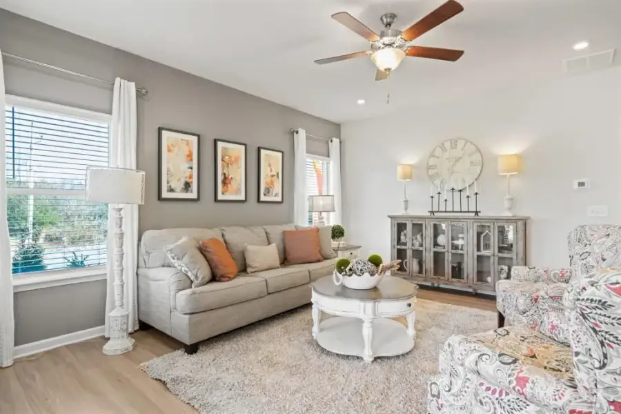 Furnished interior view inside a new home in Allen Manor, Hoschton (Image 28).
