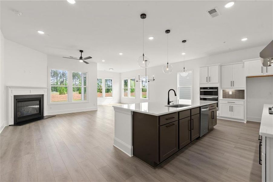 Furnished interior view inside a new home in , Kennesaw (Image 11).