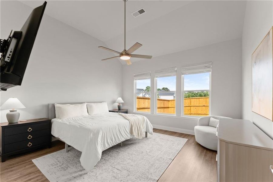 Furnished interior view inside a new home in , Homer (Image 39). Furnished interior view inside a new home in , Homer (Image 39).