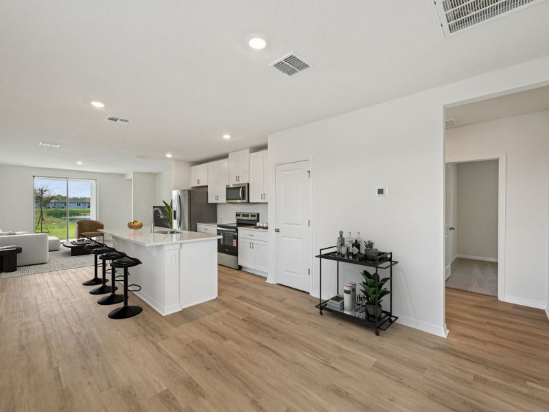 Furnished interior view inside a new home in Leyland Preserve - Premier Series, Brooksville (Image 3).