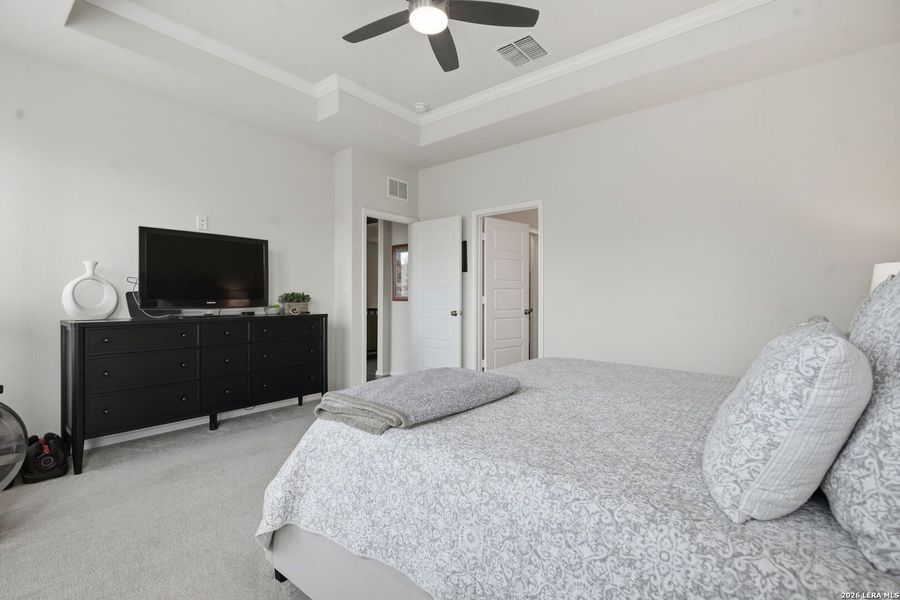 Furnished interior view inside a new home in Bison Ridge, San Antonio (Image 22).