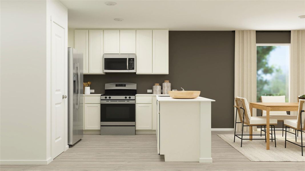 Furnished interior view inside a new home in Firefly Pointe, Hutto (Image 17).