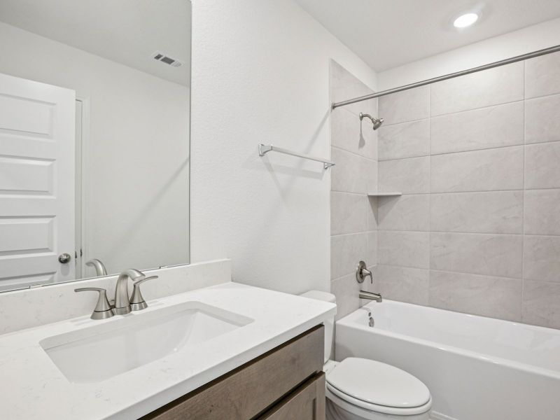 Furnished interior view inside a new home in Lakeside Meadows, Pflugerville (Image 4).