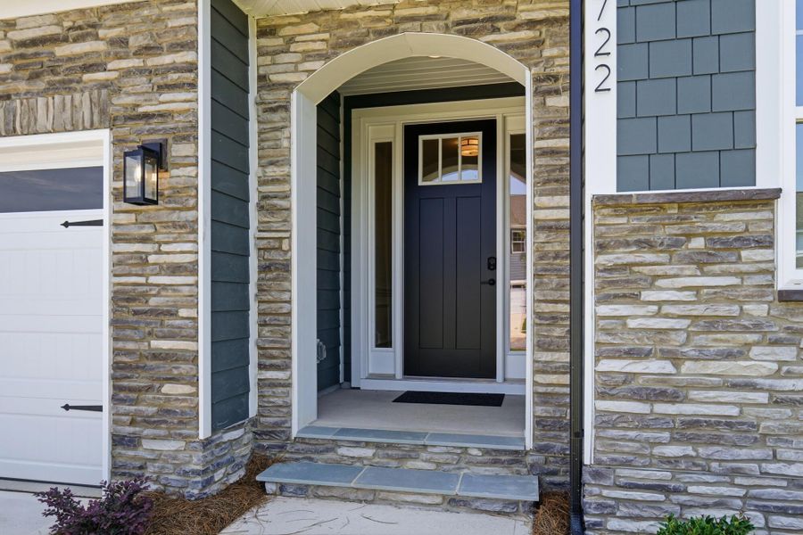 Exterior details and patio area of a home in Waterford Commons, Rock Hill (Image 2). Exterior details and patio area of a home in Waterford Commons, Rock Hill (Image 2).