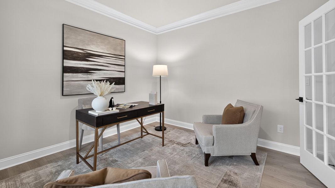 Furnished interior view inside a new home in Sylvan Creek, Denver (Image 6). Furnished interior view inside a new home in Sylvan Creek, Denver (Image 6).