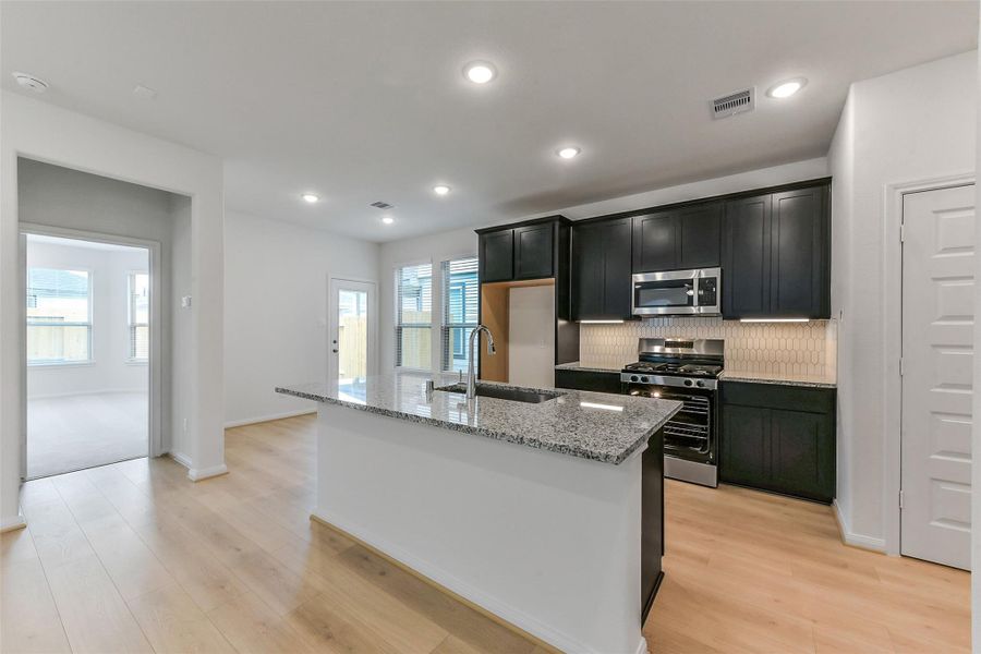 Furnished interior view inside a new home in , Houston (Image 17).