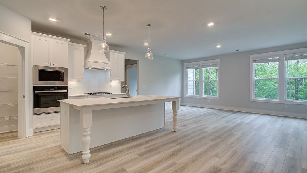 Representative furnished interior of a home built from the Emerson II by DRB Homes in Saddleridge, Senoia (Image 10). Representative furnished interior of a home built from the Emerson II by DRB Homes in Saddleridge, Senoia (Image 10).