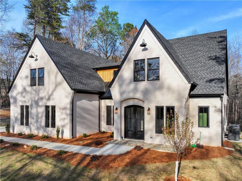 Front exterior of a new home in , Gainesville, GA, highlighting curb appeal (Image 31).
