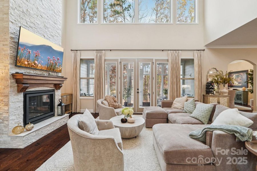 Furnished interior view inside a new home in , Clover (Image 6).