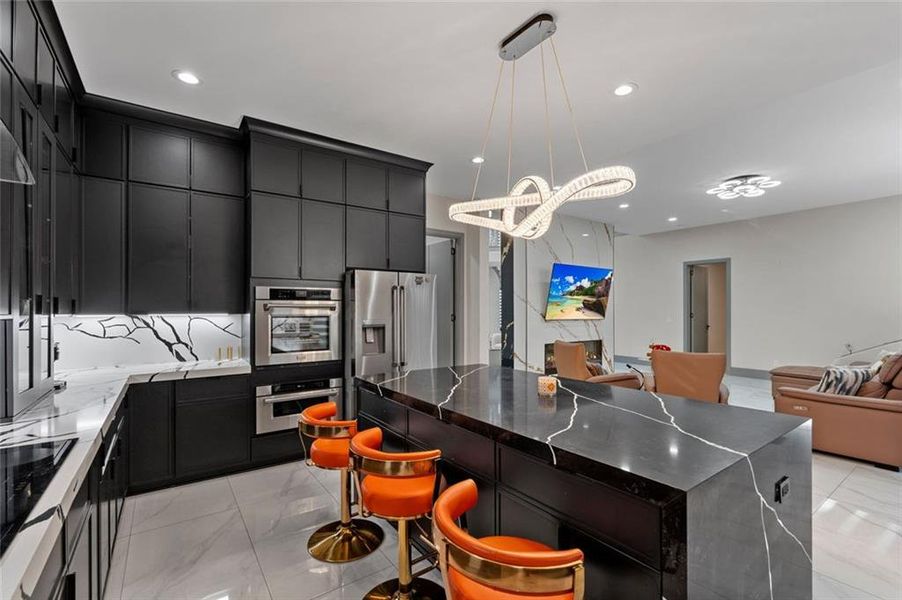 Furnished interior view inside a new home in , Stone Mountain (Image 71).