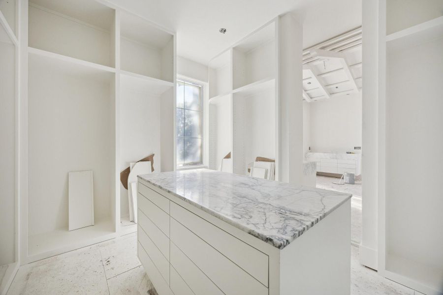 In-progress construction of a new home in , West University Place, TX (Image 9).