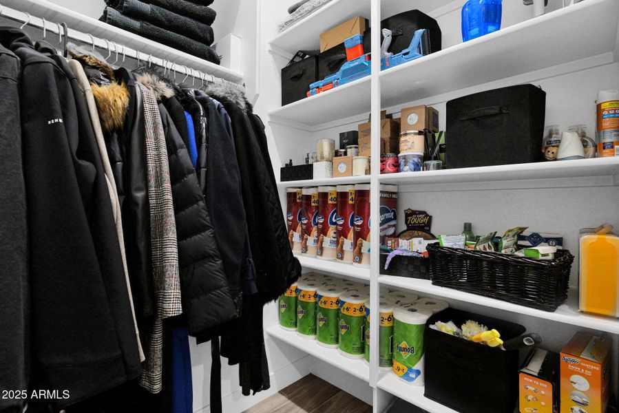 Coat closet w/extra storage