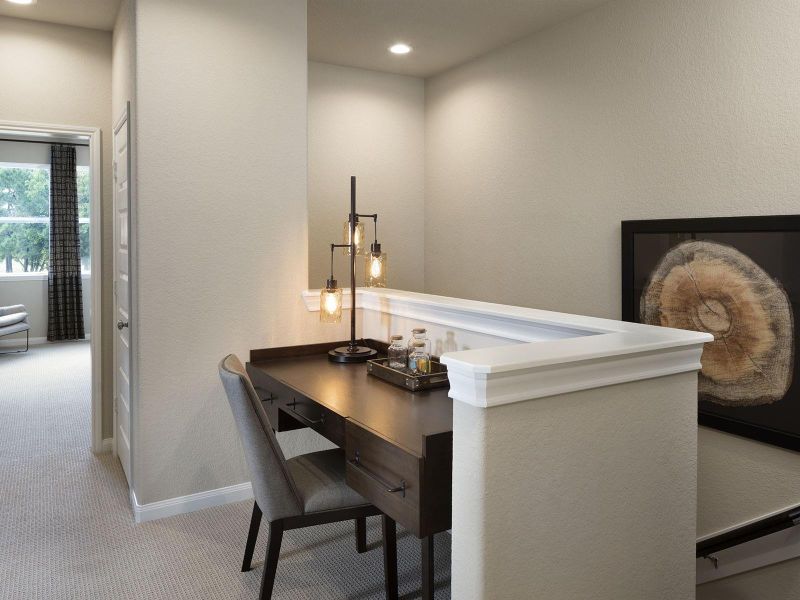 Furnished interior view inside a new home in Kemah Crossing - City Series, Kemah (Image 10). Furnished interior view inside a new home in Kemah Crossing - City Series, Kemah (Image 10).
