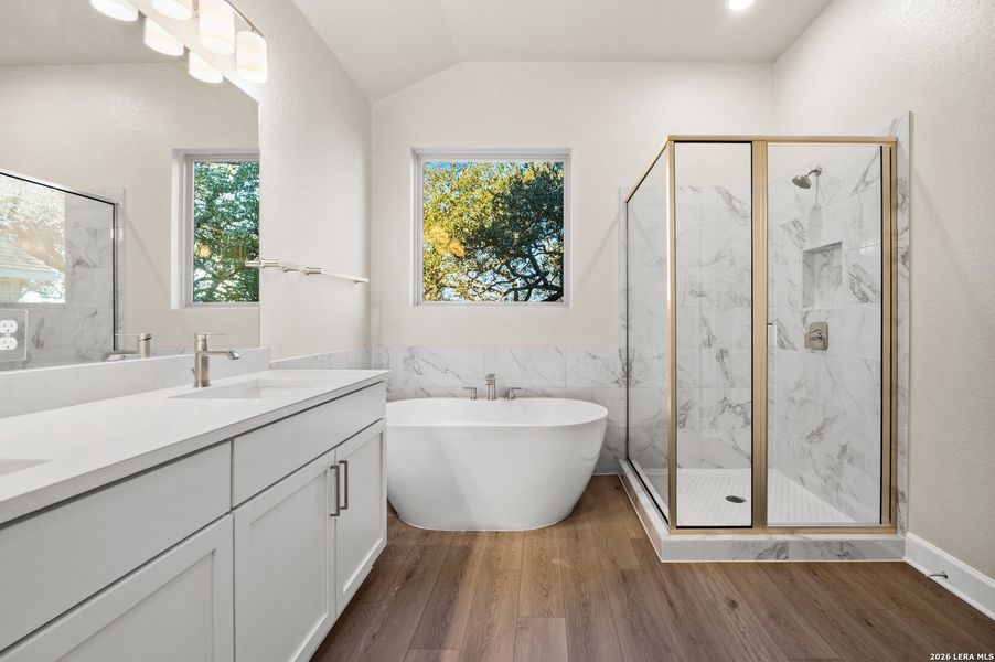 Furnished interior view inside a new home in Ventana, Bulverde (Image 14).