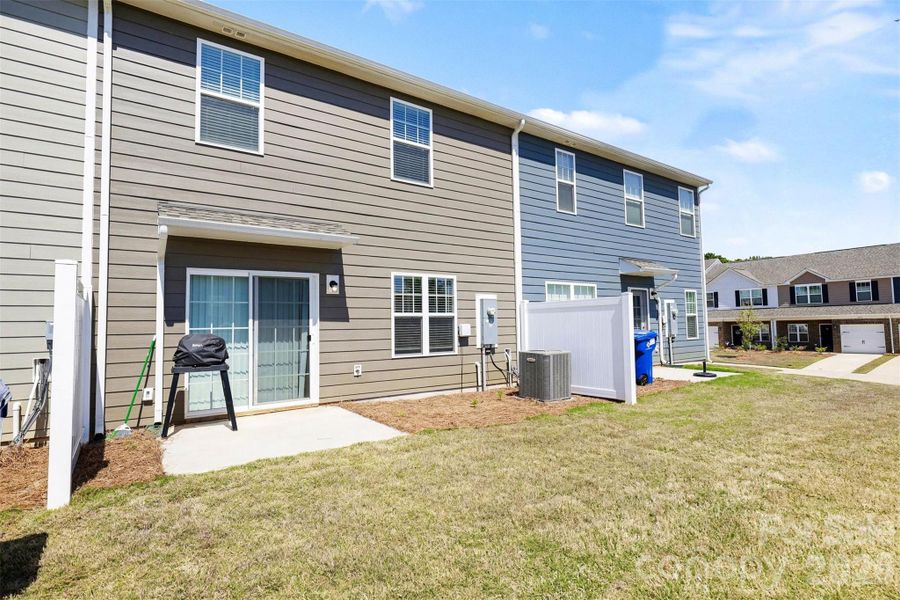 Exterior details and patio area of a home in , Stanley (Image 25).