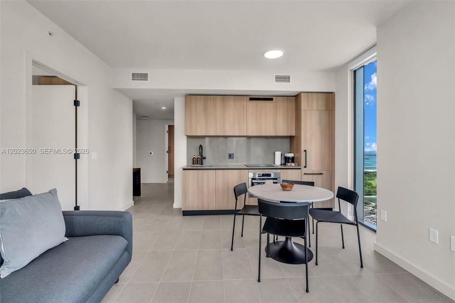Furnished interior view inside a new home in , Miami (Image 6).