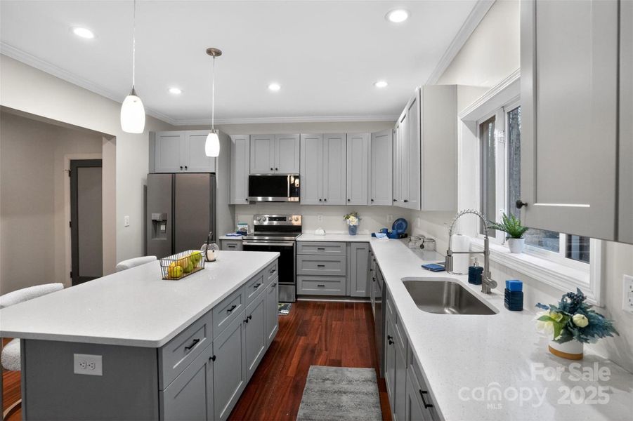 Furnished interior view inside a new home in , Statesville (Image 9).