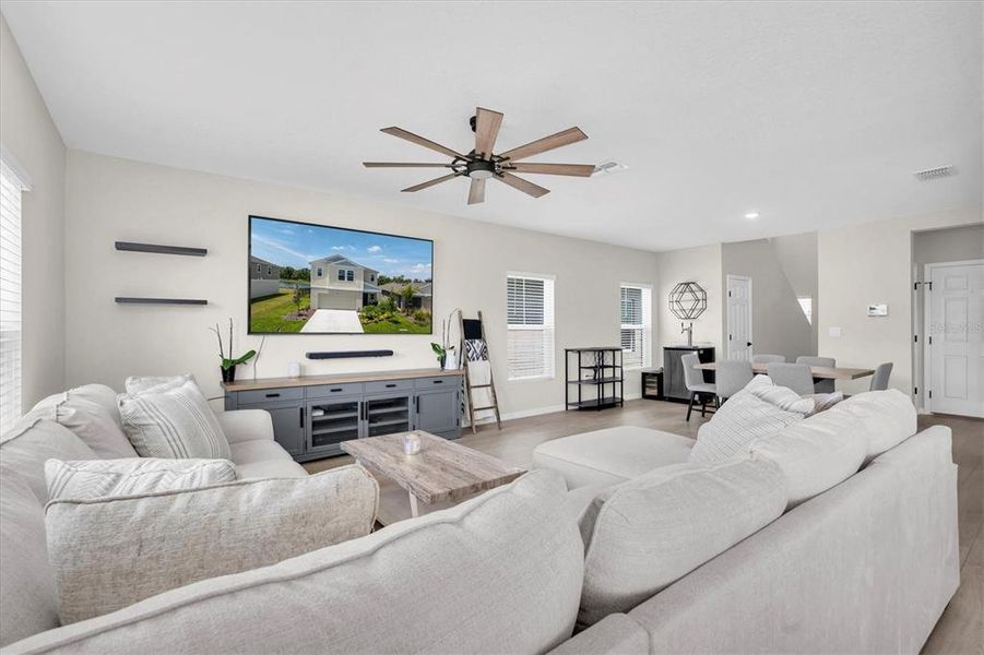 Furnished interior view inside a new home in Crosswind Point, Parrish (Image 16).