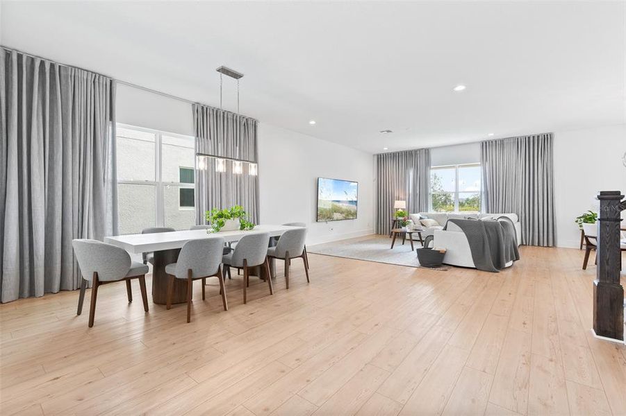 Furnished interior view inside a new home in , Winter Garden (Image 13). Furnished interior view inside a new home in , Winter Garden (Image 13).