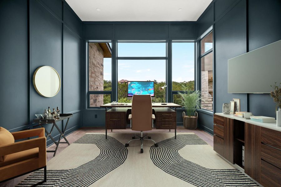 Office*virtually staged