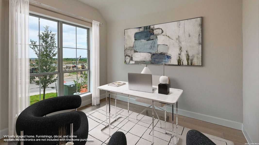 Furnished interior view inside a new home in Briggs Ranch, San Antonio (Image 14).