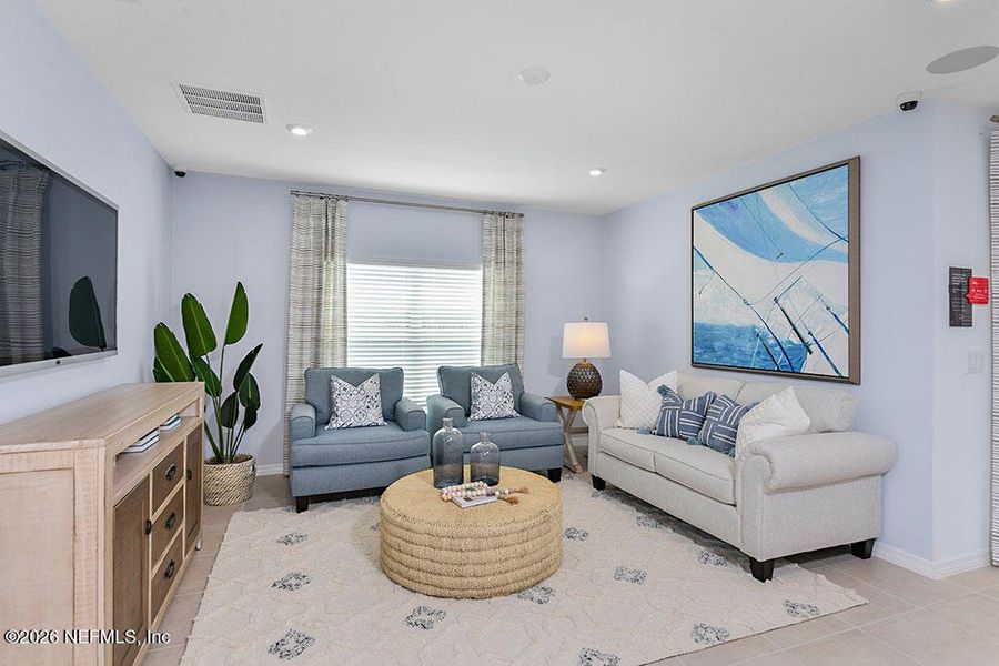 Furnished interior view inside a new home in Coopers Meadow, Jacksonville (Image 9).