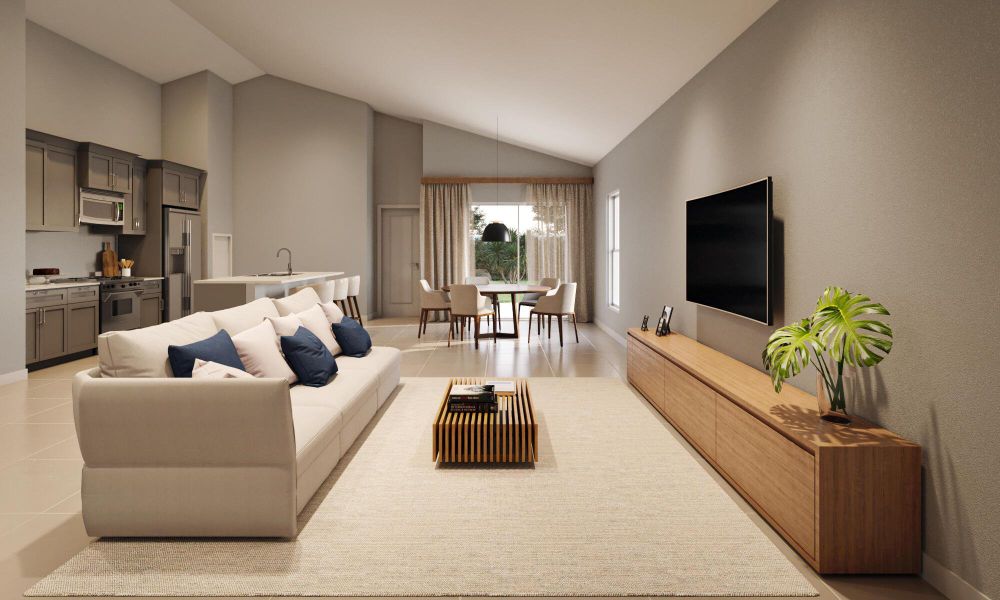 Furnished interior view inside a new home in , Vero Beach (Image 4).