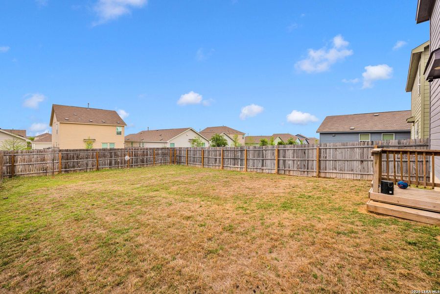 Exterior details and patio area of a home in Morgan Heights, San Antonio (Image 4).