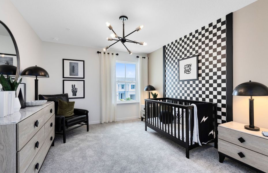 Furnished interior view inside a new home in Sunrise Estates, West Melbourne (Image 9).