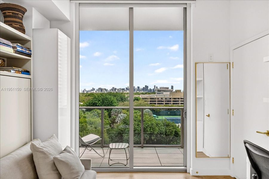 Furnished interior view inside a new home in , Miami (Image 10).