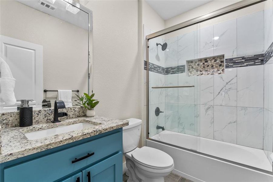 Furnished interior view inside a new home in , Granbury (Image 17). Furnished interior view inside a new home in , Granbury (Image 17).