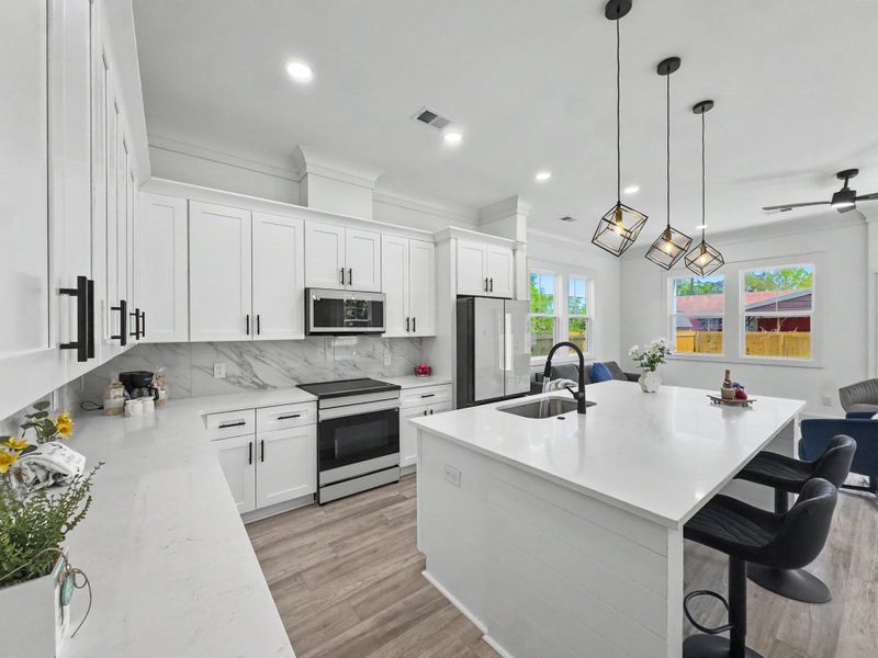 Furnished interior view inside a new home in , North Charleston (Image 14).