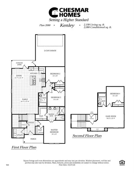2D floor plan layout of this home in Nolina, Georgetown, TX (Image 5).