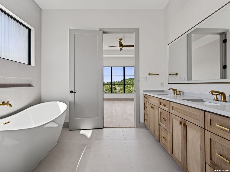 Furnished interior view inside a new home in , Boerne (Image 5).